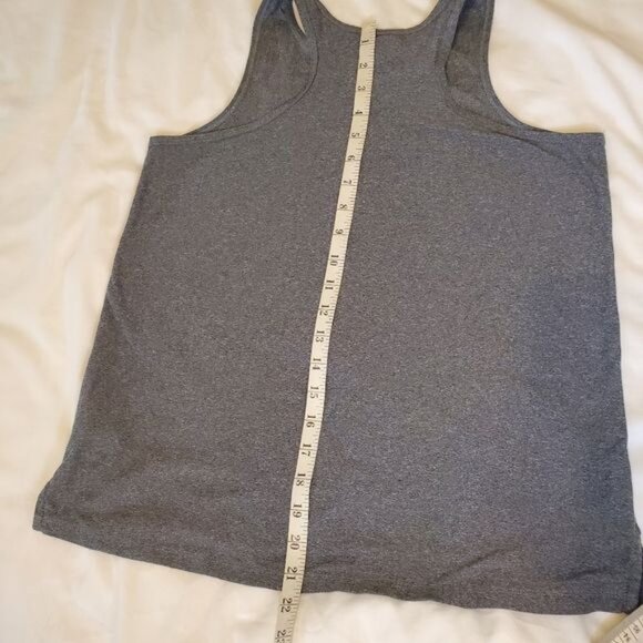 Runway Quick Dry Moisture Wicking Tank, Gray, Size L 12/14 - Picture 10 of 10